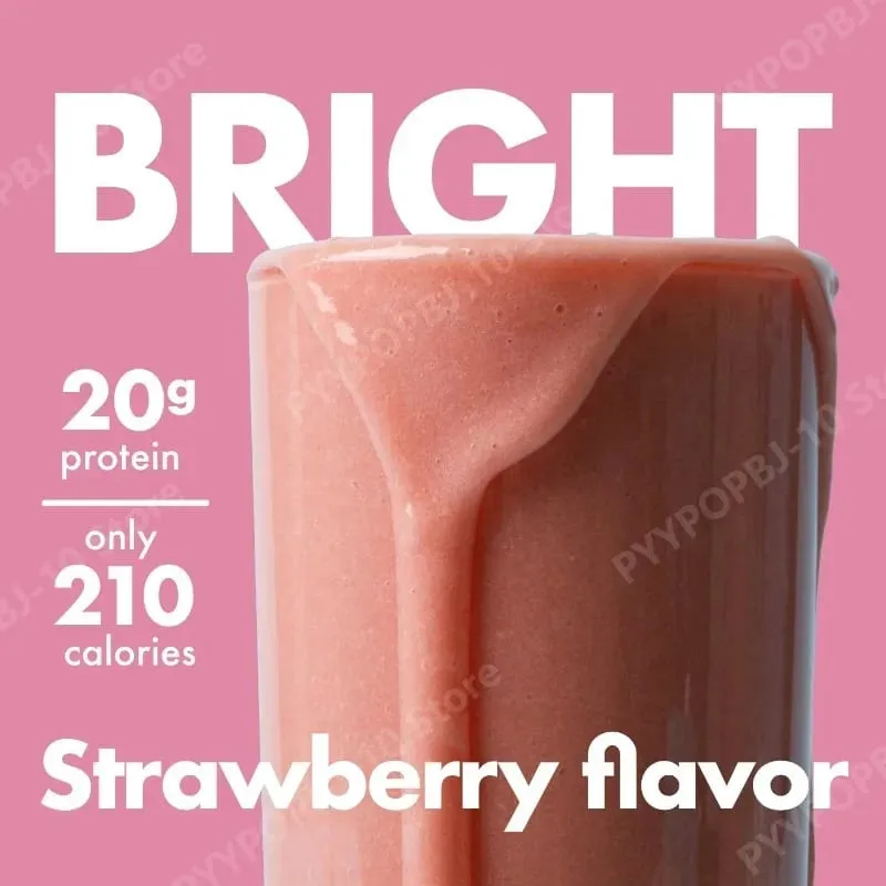 Meal Replacement Milkshake 20G Protein 5G Fiber 21 Vitamins Nutrients Minerals Strawberry Flavor 780g