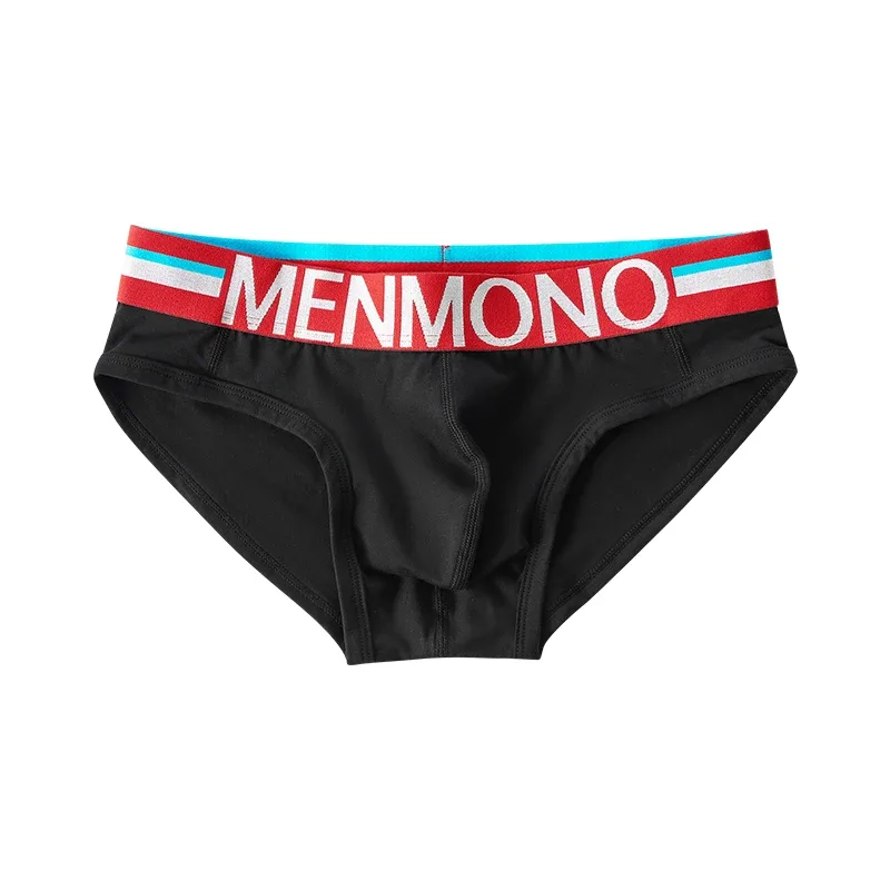 nya herrunderkläder i ren bomull sexiga slimmade modeunderkläder för män Låg midja Sport ungdomskalsonger