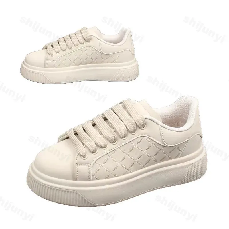Men's Shoes 2025 Autumn Comfortable Platform Casual Sports Shoes Thick Soled Lace Up Anti Slip Outdoor Fashion PU Leather Shoes — image 6