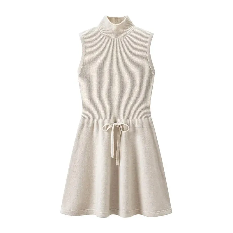 Autumn Women's New Dress 2026 Fashion Slim Knit Mini Short Dress Autumn Chic Comfortable Warm Street Dresses