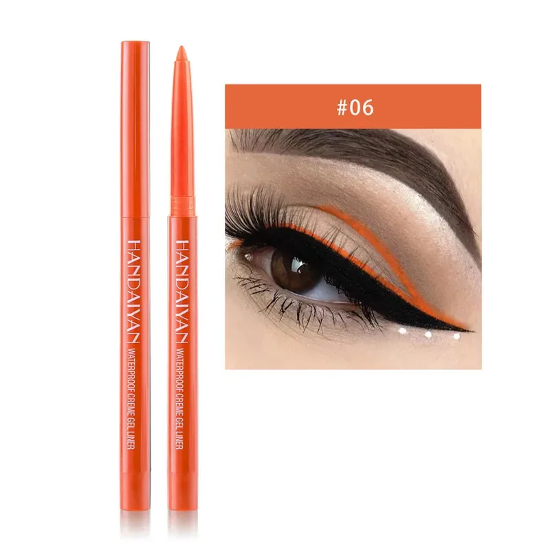 20 Colors Matte Eyeliner Waterproof Long Lasting Gel Liner Easy To Use Rotatable Eyeliner Colorful Eye Liner Eyes Makeup Tools