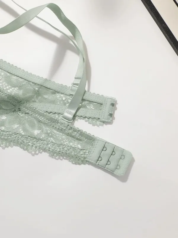 Bestseller Set reggiseno con ferretto in pizzo da donna con coppe push up imbottite Set bikini sexy e confortevole S-XL Viomisha