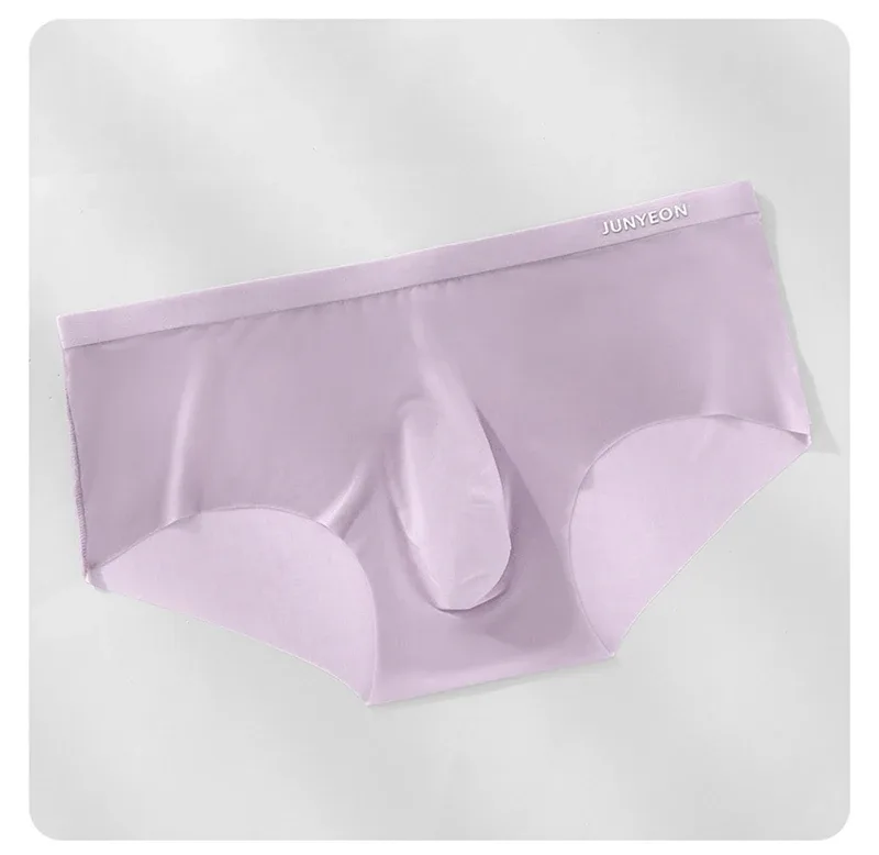 Sexy Men Briefs Undies Summer Seamless 3D Pouch Panties Ultra-thin And Light Breathable Underwear Quick Drying Underpants Slip