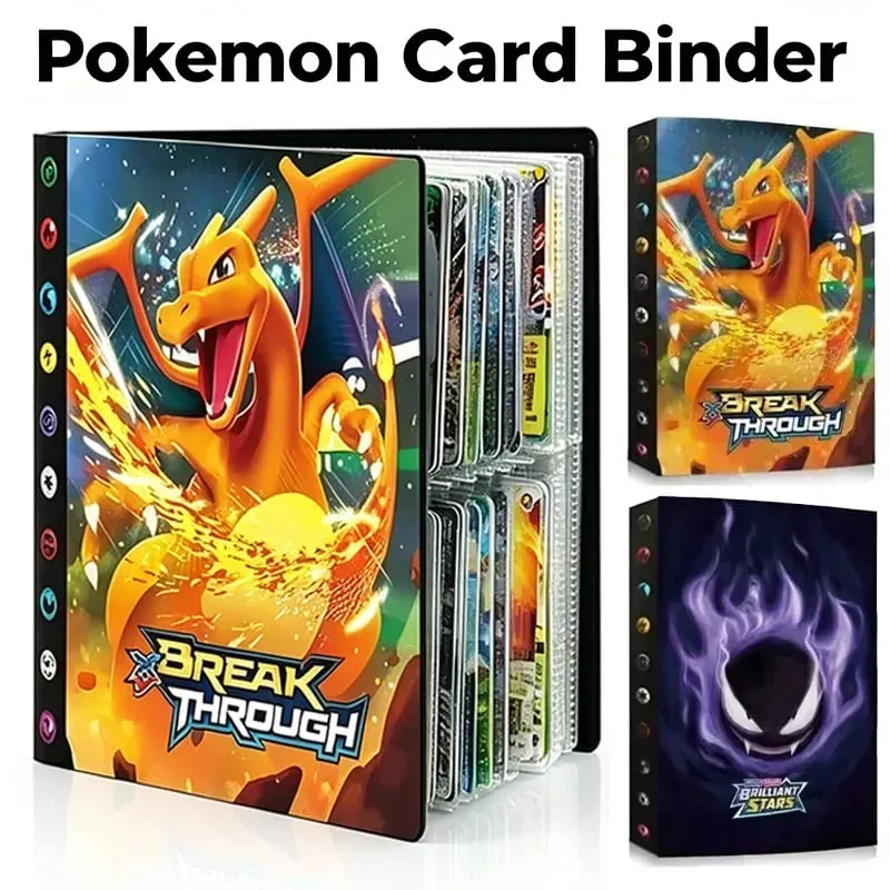 IN STOCK Pokemon Charizard Cards Album Book 240PCS Pok é mon Game Card Album VMAX GX EX Holder Collection Binder Folder Kid Gift — image 2