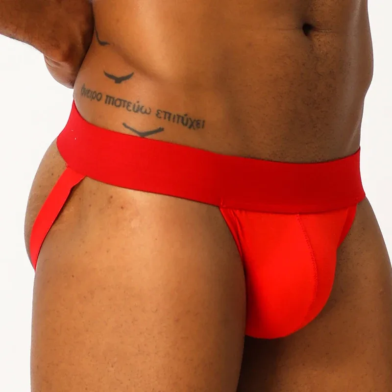 Mens Underwear Cotton Sexy Briefs Jockstrap Pouch Cuecas Man Sissy Panties Gay Thongs Male Underpants Slip Srting Underwear