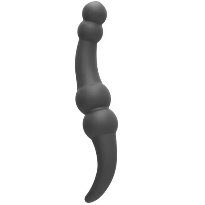 Double-Headed Silicone Anal Plug Stimulating Massage Stick for Couples Prostate Pleasure Women's Masturbation Tool Adult Sex Toy
