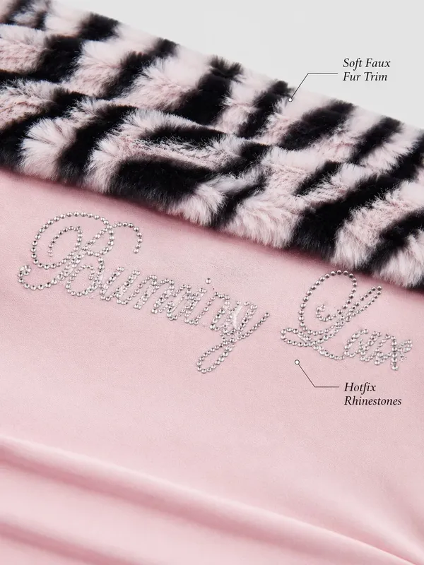 Women Y2K Tiger Print Faux Fur Trim Off Shoulder Top Rhinestone Burning Love Lettering Ruched Waist Fitted Bodycon Cropped Long Sleeve Bardot Tube Top Baddie Going Out Party Club，christmas valentine halloween cosplay costume plus size petit