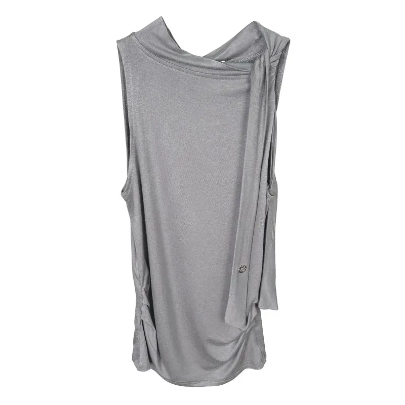 2026 Sexy Pure Desire Design Slim Women Bodycon Camisole Korean Dongdaemun Sleeveless Tank Top Solid Versatile Base Layer Top