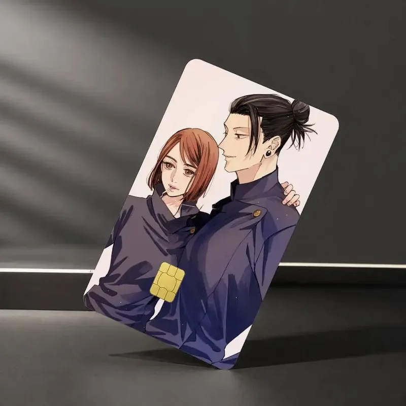 GetoShoko S-Suguru Geto S-Shoko Ieiri Sticker Film Tape Skin for Credit Card Debit Card Waterproof Stickers