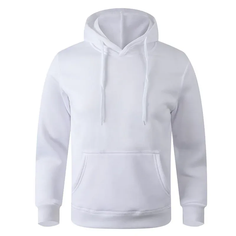 Sweat-shirt à capuche en polaire doux et ample pour hommes avec poches pour les jours froids