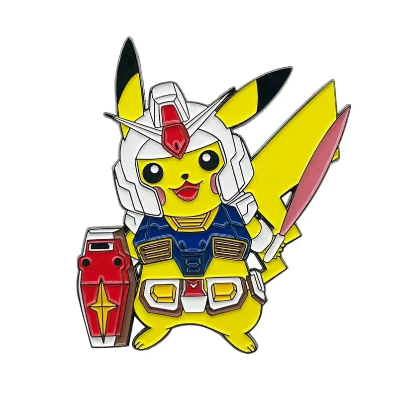 Japanese Anime Pokemon Enamel Pin Men Women's Brooch on Clothes Lapel Pins for Backpack Briefcase Badges Jewelry Accessories