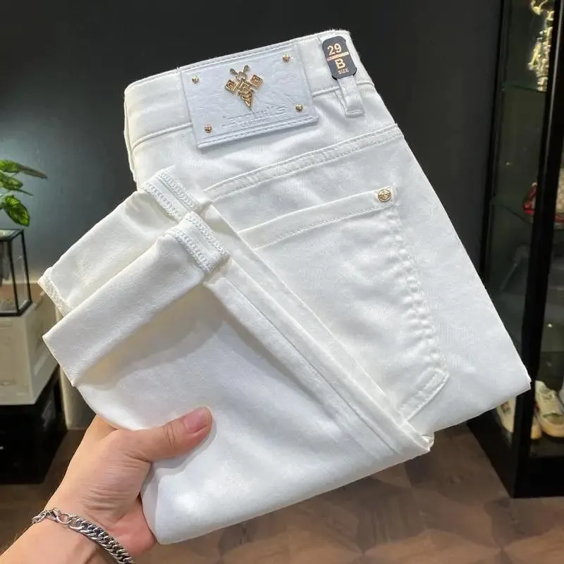 Men's 2026 Spring Summer Casual Daily Slim Skinny Stretch Jeans