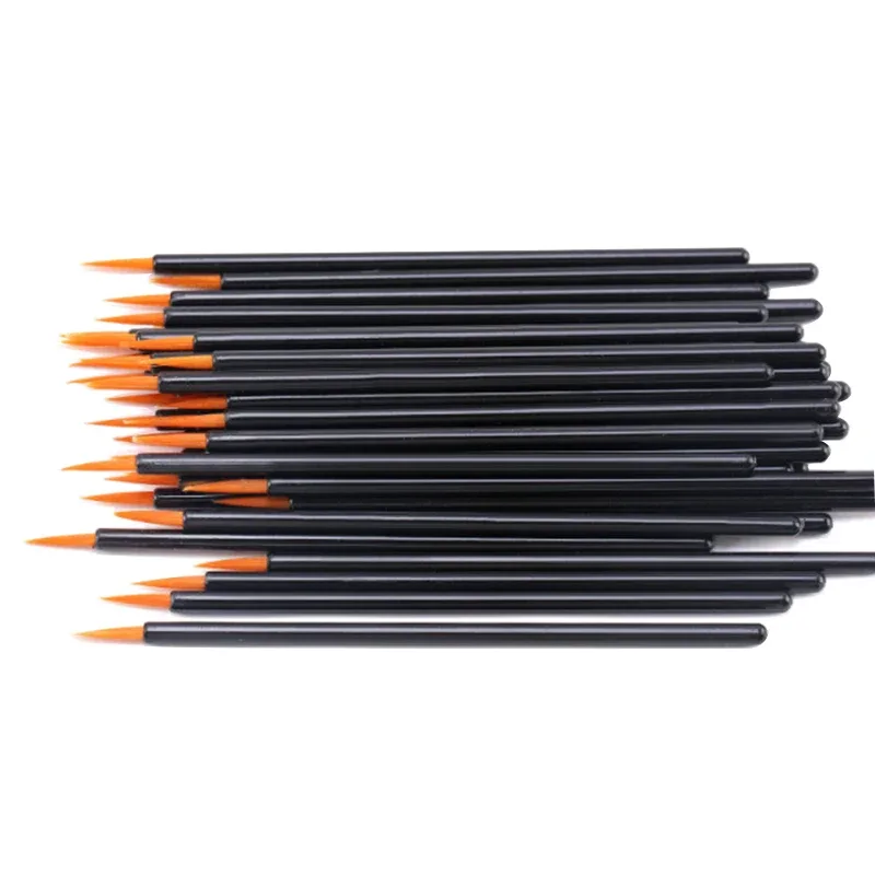 50/100pcs Eyeliner Brushes Eyelash Eyeshadow Applicator Lip Brush For Nail Art Painting Pen Tool Eye Lash Wands Accessories