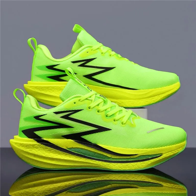 Running Shoes Men Marathon Sports Speciality Carbon Board Breathable Lightweight Women's Comfortable Athletic Stability Sneakers