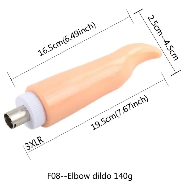 3XLR 3PRONG Attachment Dildo For Sex Machine Attachment Women and Men Sex Masturbation Love Machine Dildo Sex Toys