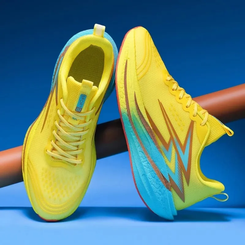 Marathon Men Running Shoes Speciality Sports Shoes Breathable Lightweight Carbon Board Women's Trend Athletic Sneakers Women