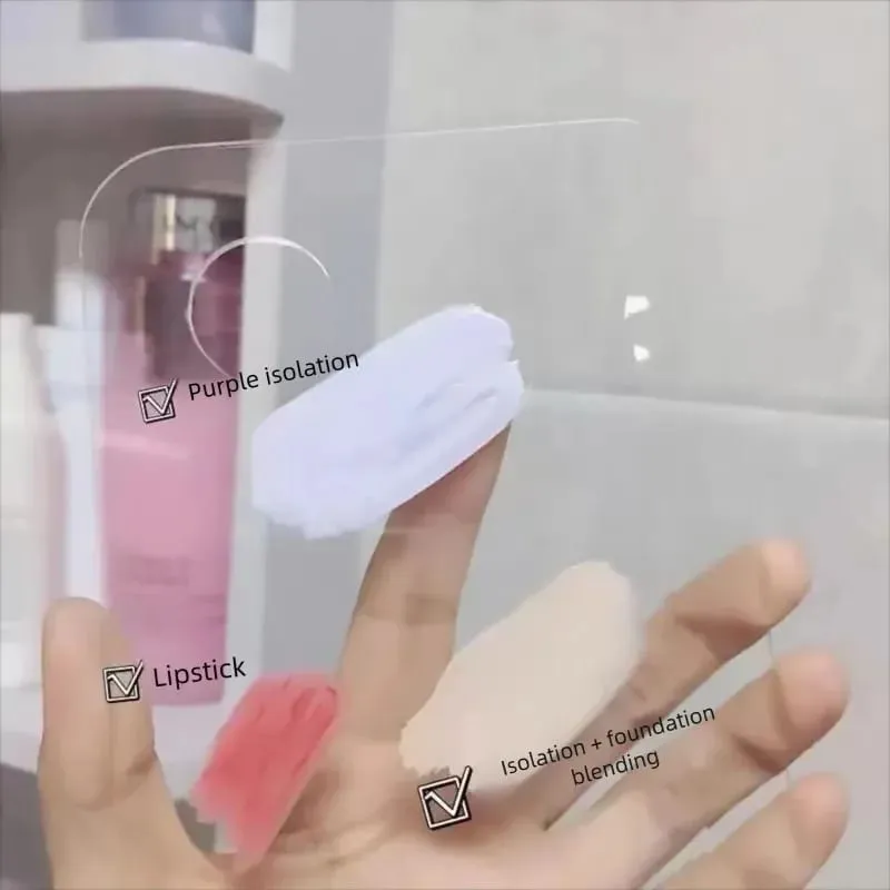 New Foundation Tray Transparent Acrylic Palette Tool Mixing Makeup Palette Makeup Spatula Artist Equipment Makeup Mixer CZYJ04