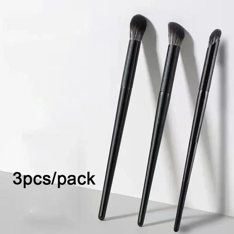 3/6/9PCS Eye Brushes Set Complete Eyeshadow Eyeliner Eyebrow Contour Kit Professional Blending & Detail Makeup Tools