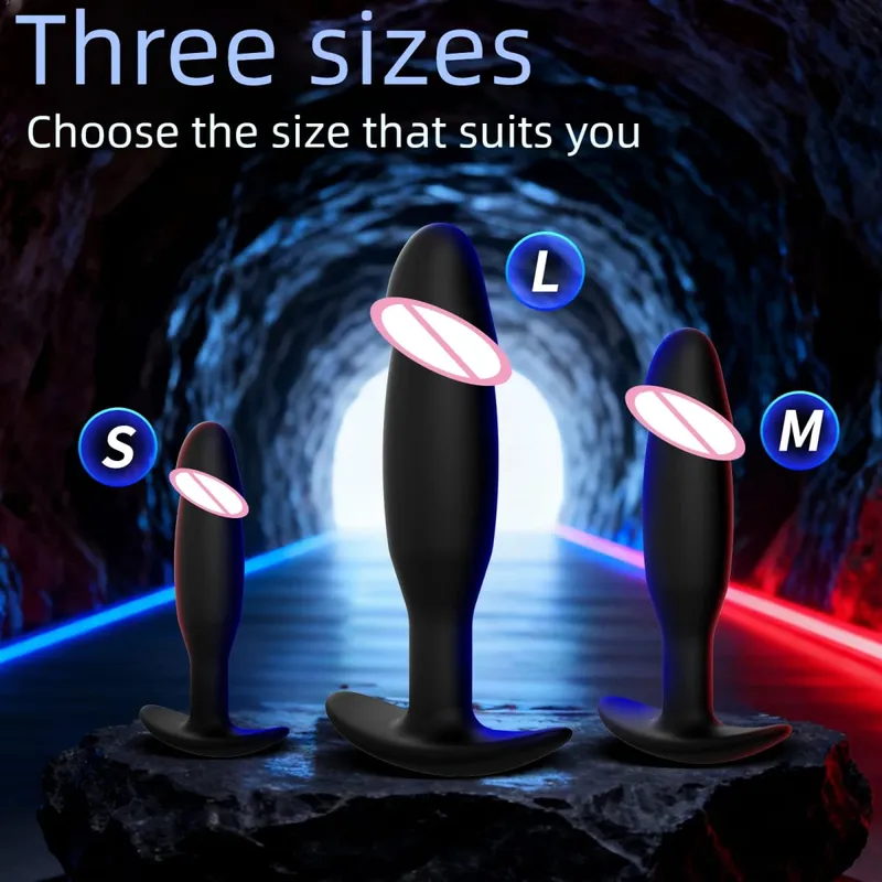 1 Piece Silicone Anal Plug Anal Dilator Soft Butt Plug for Men Women and Couples Sex Toys for Men and Women