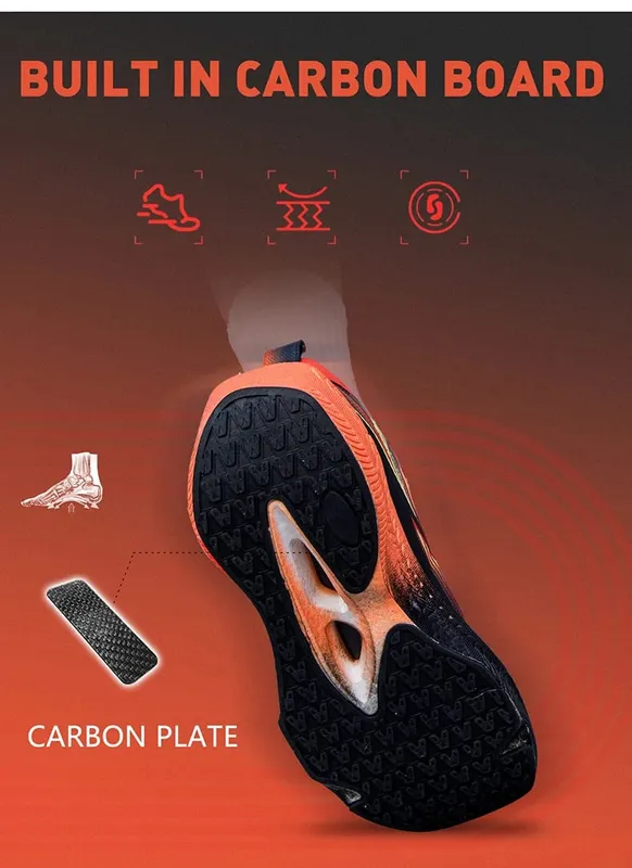 Breathable Running Shoes Men Carbon Board Speciality Marathon Sports Women's Athletic Sneakers Comfortable Men's Walking Sneaker