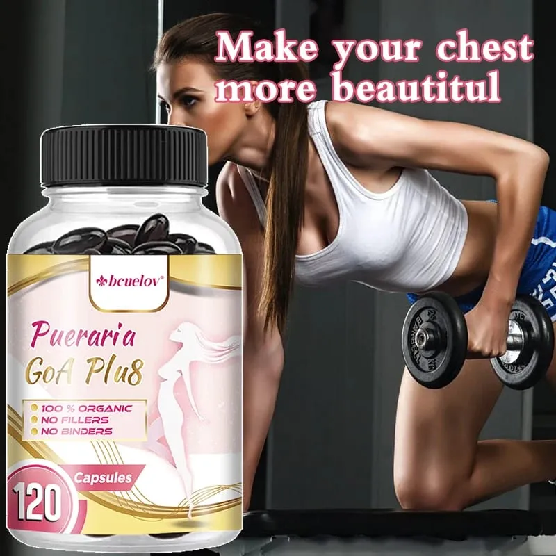 Pueraria Mirifica Capsules 500mg Help Breasts Firm Elastic & Curves Estrogen Balance Menopause Support & Skin Nourishment