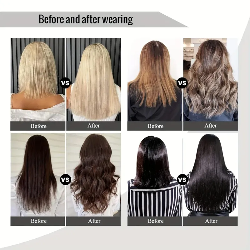 Tape In Bio Synthetic Hair Extensions 10pcs/ lot 24inches Heat Resistant Fiber Straight Seamless PU Skin Weft Tape Ins For Women