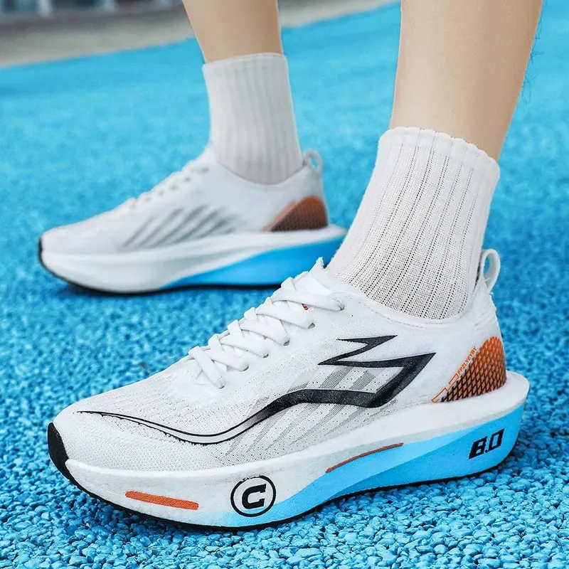 Marathon Running Shoes Men Carbon Board Speciality Sports Breathable Men's Comfortable Athletic Sneakers Casual Walking Shoes