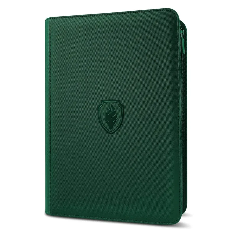 9 Pocket Zipper Card Binder 360 Trading Card Holder Book Premium PU Cover Zip Binder for Cards Durable Side Loading Card