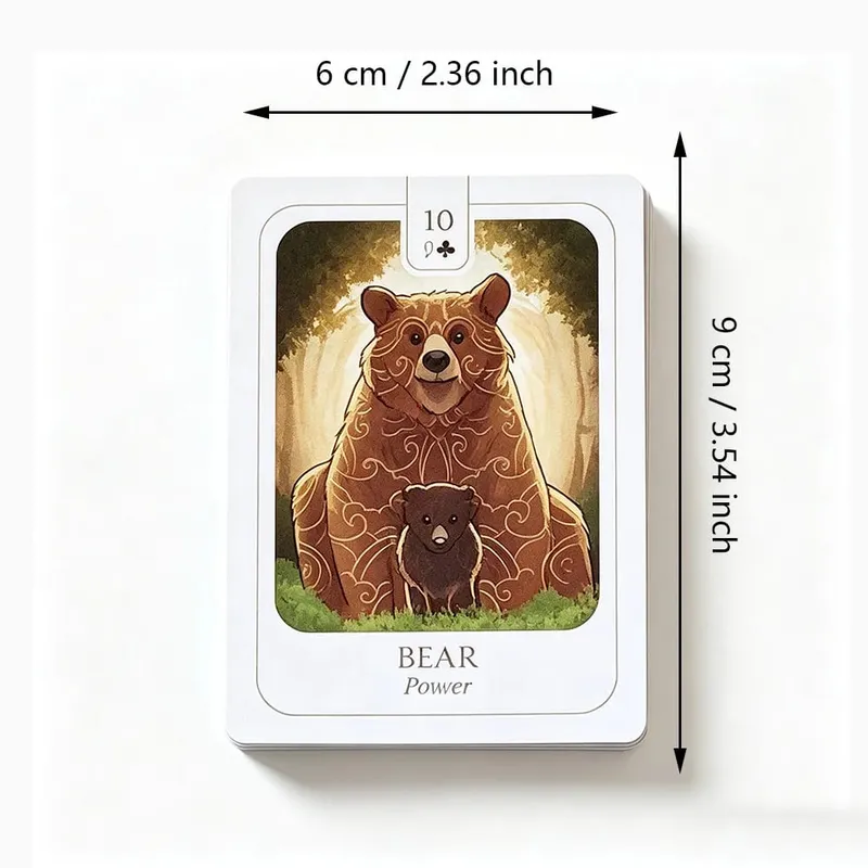 Simplicity Lenormand Deck 41 Pcs Beautifully Illustrated Cards with Meaningful Symbolism with Yes No Maybe Cards 9*6cm