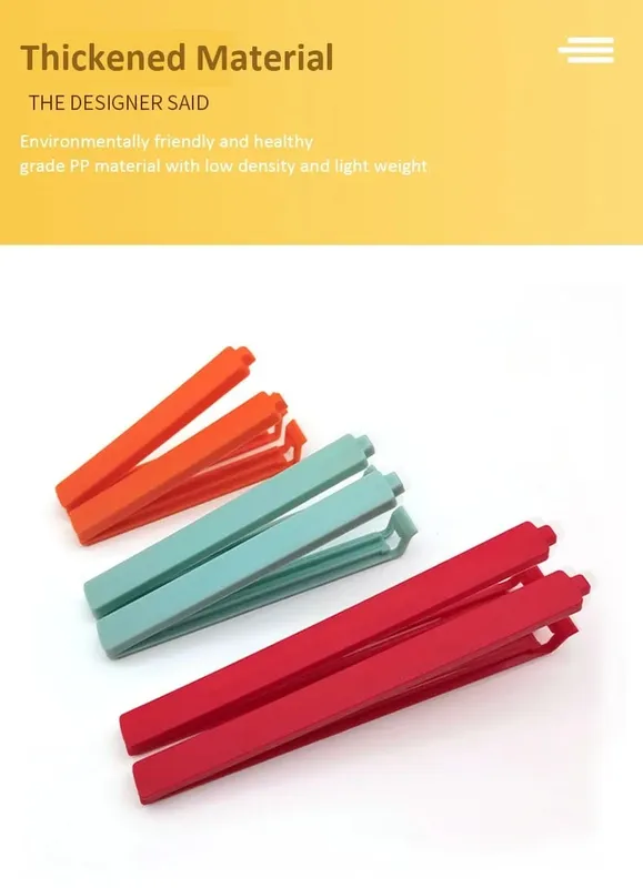 1Pc/4 /8/10Pcs Plastic Sealing Clips for Kitchen Food Freshness Preservation Sealing Clips Large-sized Clips for Snacks
