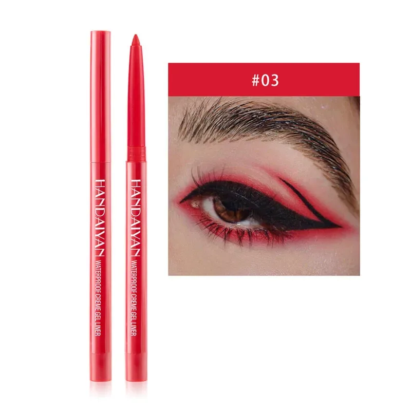 20 Colors Matte Eyeliner Waterproof Long Lasting Gel Liner Easy To Use Rotatable Eyeliner Colorful Eye Liner Eyes Makeup Tools