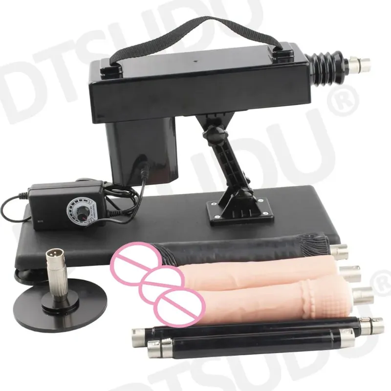 Female Sex Machine with Dildo and Masturbation Cup Hands-Free G-Spot Clitoral Stimulation Adult Sex Machine