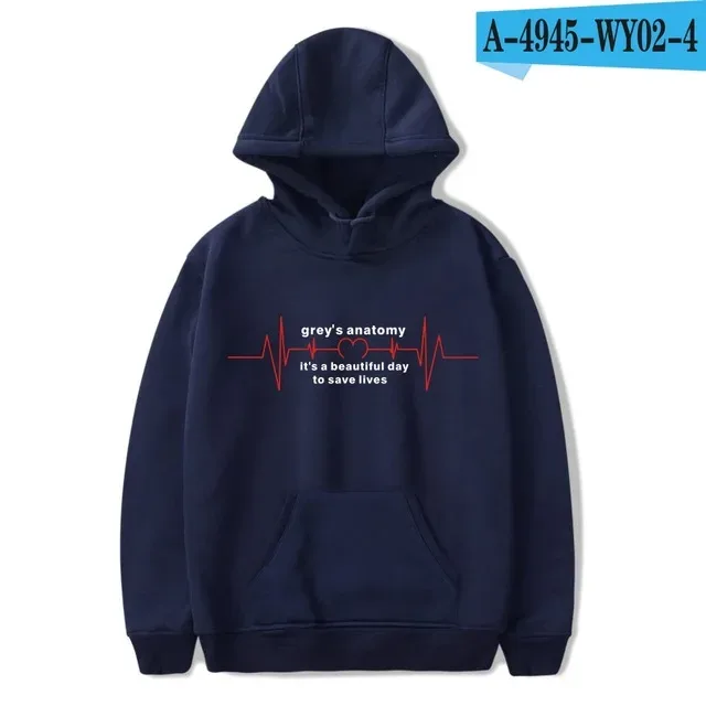 Harajuku Gray's Anatomy Tumblr Greys Anatomy printed Hoodies Sweatshirts Men/Women Comfortable Sweatshirt Adult/Child Pullovers