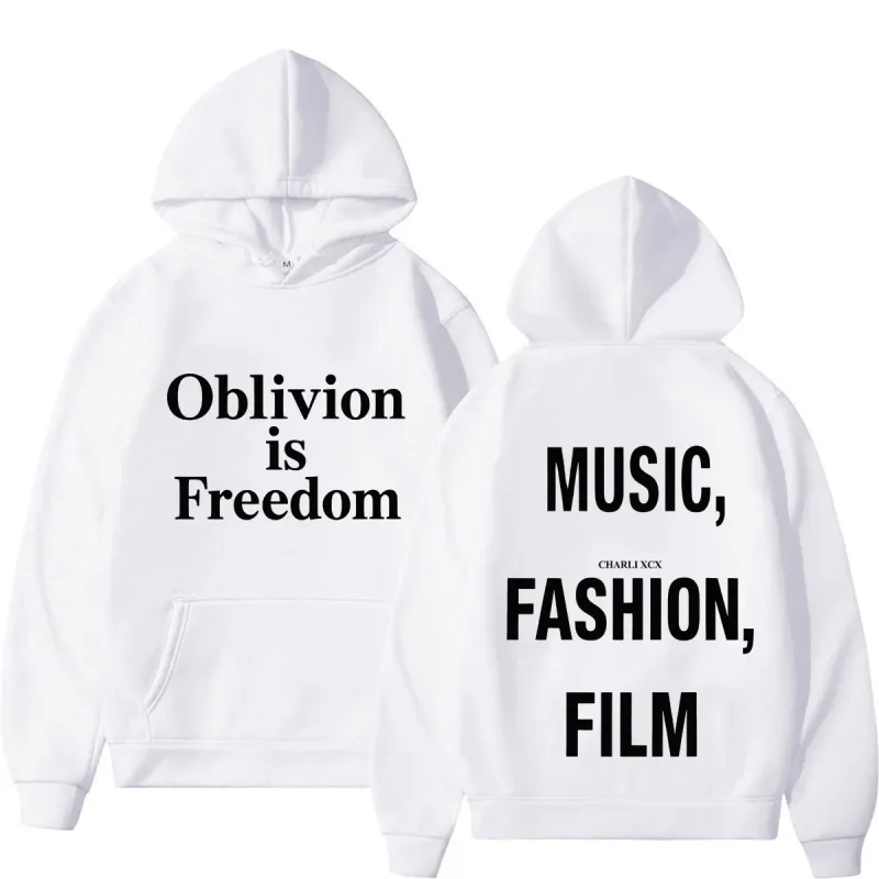 XCX Album Music Fashion Film Tour 2026 Print Hoodie Men Women Fashion Pullover Casual Hip-hop Sweatshirt Fan Gifts
