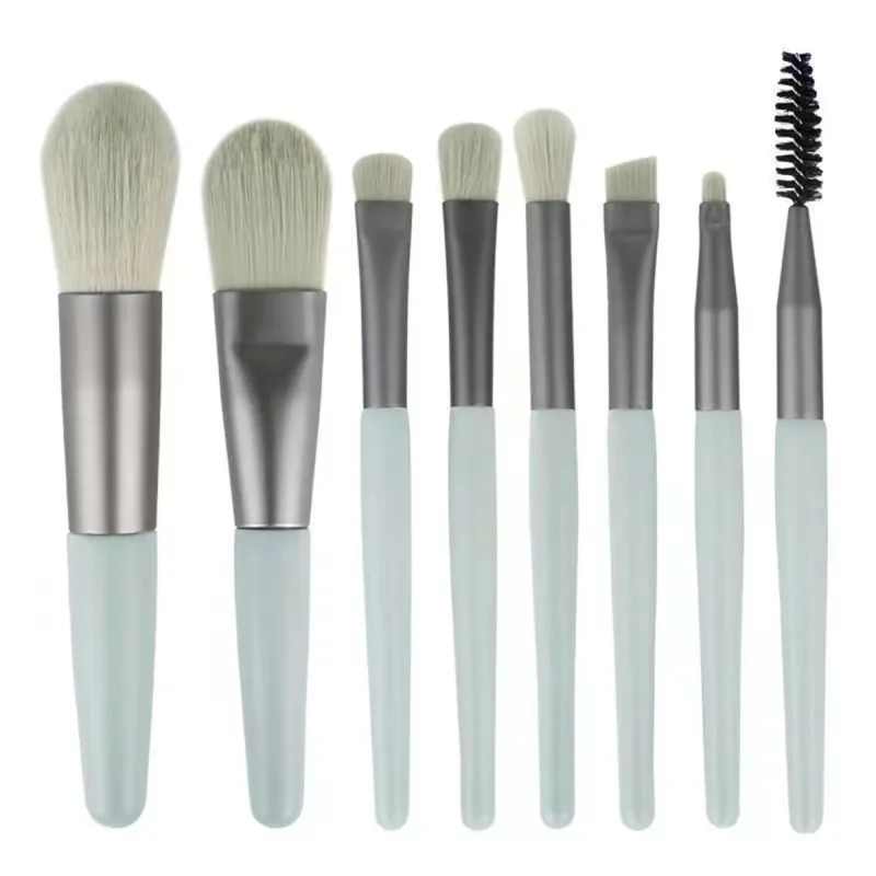 8Pcs Soft Fluffy Makeup Brushes Set for Cosmetics Foundation Blush Powder Eyeshadow Kabuki Blending Makeup Brush Beauty Tool