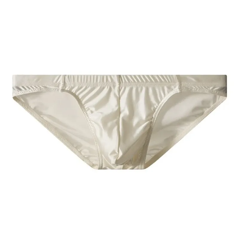 Breathable Low Waist Men Thin Panties Male Lingerie Underpants Men's Underwear Simple Ice Cool Briefs Summer