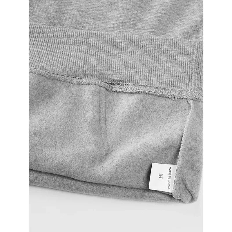 London Fashion Print Hoodies For Men Casual Autumn Winter Casual Sweatshirt Kangaroo Pocket Long Sleeve Autumn/Winter Simple