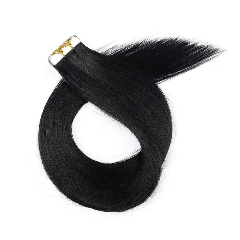 14-24" Invisible PU Extensions 50g Brazilian Remy Human Hair Tape in Hair Extensions Real Human Hair for Women Hair Extensions