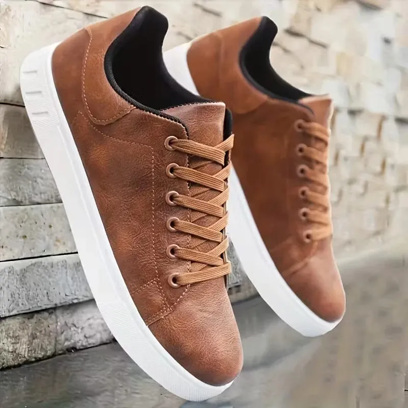 Men's Lightweight Skate Shoes Outdoor Casual Sneakers for Men