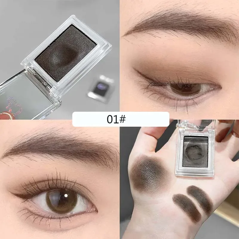 Single Eyeshadow & Eyeliner Cream High Pigment Reddish Brown Tint Eyeliner Long Lasting Waterproof Shimmer Eyeshadow Eye Makeup