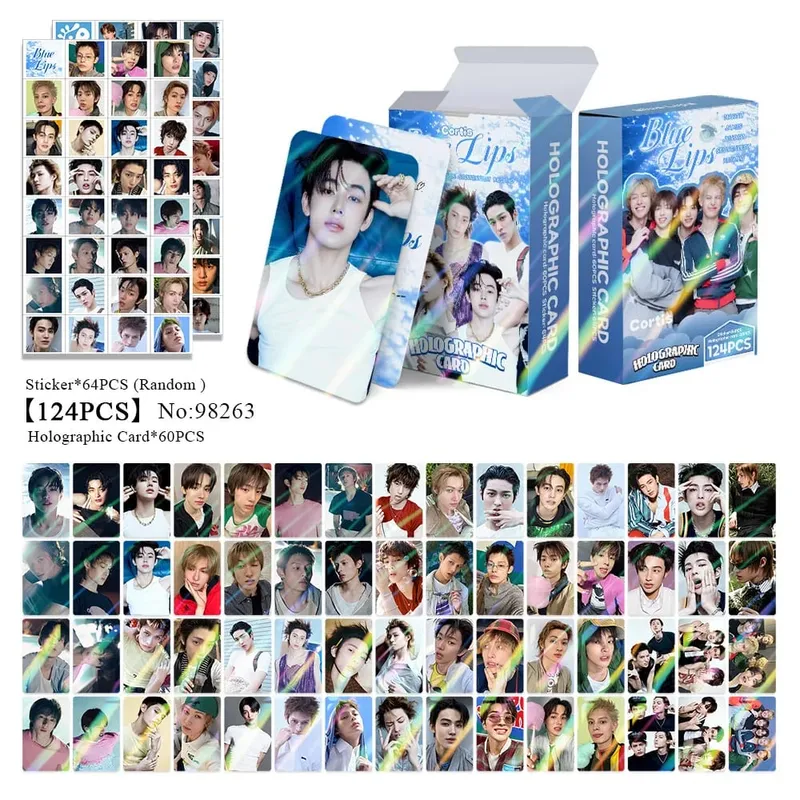 124Pcs 2026 SEASON’S GREETINGS Lomo Cards Photocards HD Fans Collection Cards Decorative Present Gifts