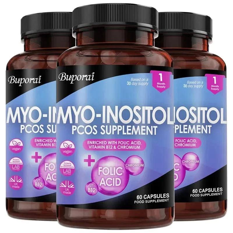 Myo-Inositol Supplement - Nagtataguyod ng Balanse ng Hormonal at Ang Kalusugan ng Ovarian ay Kinokontrol ang Mga Siklo ng Panregla at Nagpapabuti ng Mood