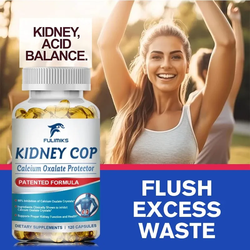 Premium Kidney Support Supplement with Magnesium Citrate & Banana Stem Promotes Kidney Detox & Bladder Health for Adults