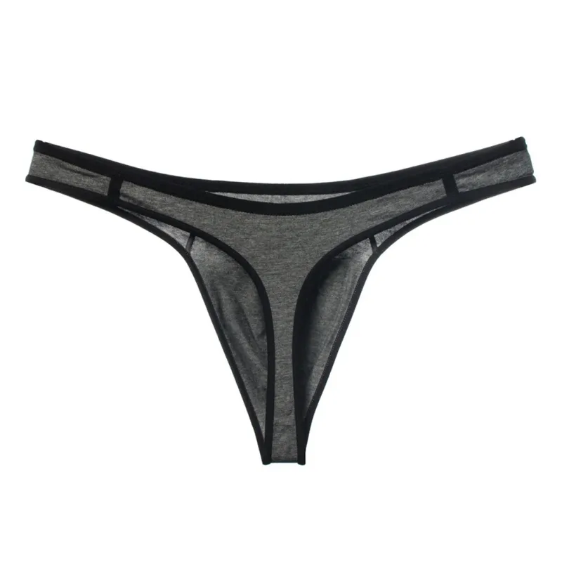 Men Cotton Seamless Thin Breathable Adult Underwear Underpants Extreme Men's Panties Sexy Accessories Hot Thong G-String T-Back