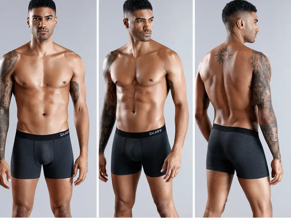 6pcs Cotton Men's Panties Sexy Underwear For Men Boxer Briefs Letter Eelastic Band Boxers Mens Underpants Shorts — image 5