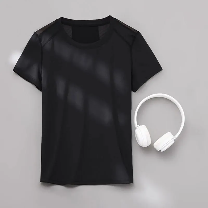 Women's Quick Dry Sports T-Shirt Loose Fit Running Shirts Short Sleeve Tee Breathable Gym Summer Technical T-Shirt Sport