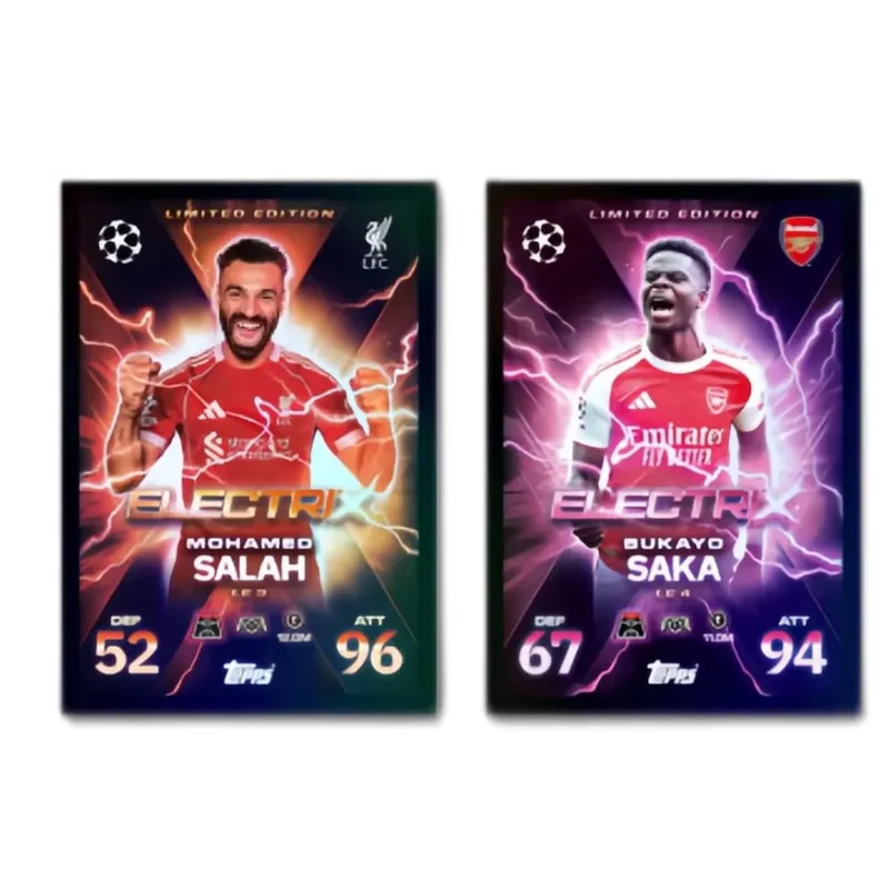 2026 NEW Season Topps UCC Match Attax Eco Pack Limited Edition Sports Trading Cards Football Player Cards Fan Collection Gift