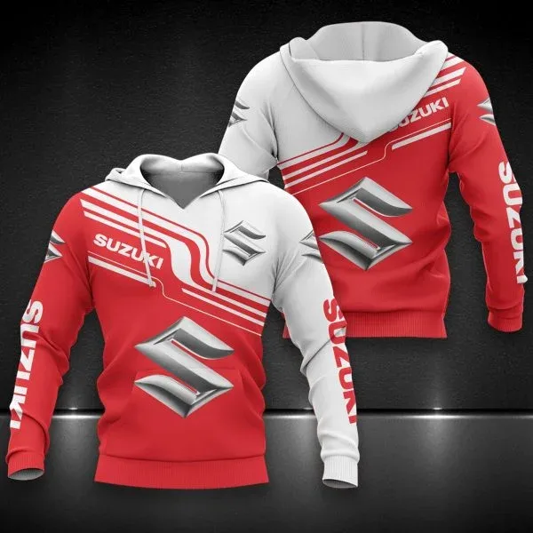2026 New Suzuki Logo Hooded Sweatshirt Motorcycle Enthusiast Jacke Sweatshirt Outdoor Sportswear Autumn Winter Men Women Coat