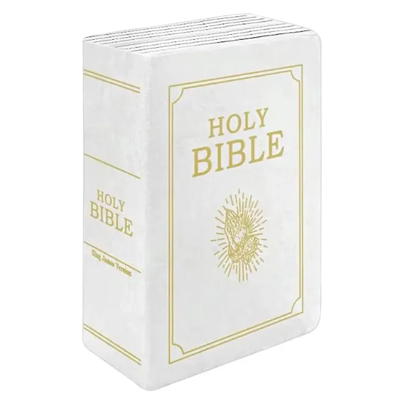 Living Room Realistic Looking Bible Pillow Sofa Cushion Plush Toy Bible Throw Pillow 33*22cm Home Decor Bible Cushion Bedroom