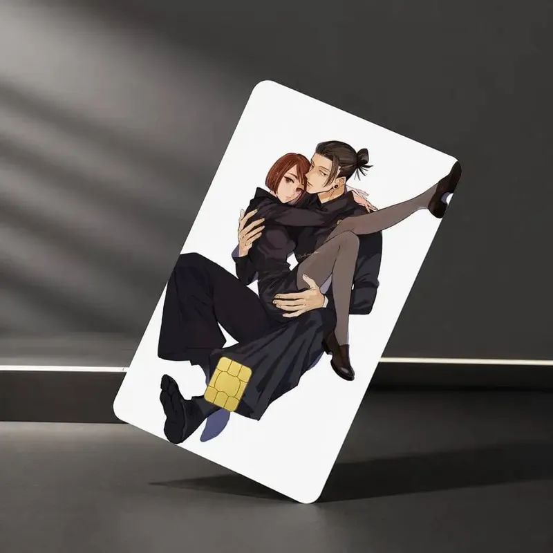 GetoShoko S-Suguru Geto S-Shoko Ieiri Sticker Film Tape Skin for Credit Card Debit Card Waterproof Stickers